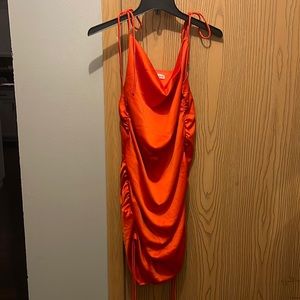 Orange mini summer/vacation dress